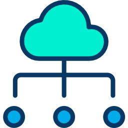 Cloud computing icon