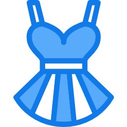 krótka sukienka ikona