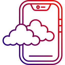 Cloud storage icon