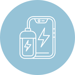 Charging battery icon