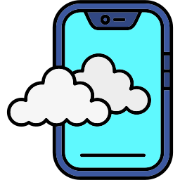 Cloud storage icon