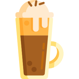 Ice coffee icon