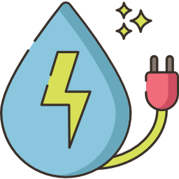 energía del agua icono