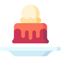Sticky toffee pudding icon
