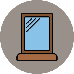 Glass wall icon