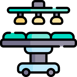 Surgical table icon