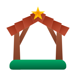 Nativity scene icon