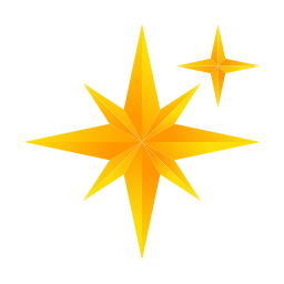 Christmas star icon