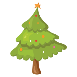 árbol de navidad icono