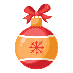 Christmas ball icon