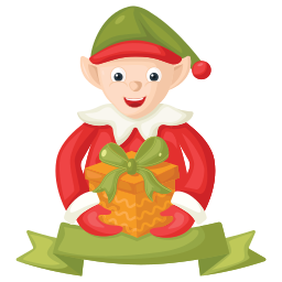 Christmas elf icon