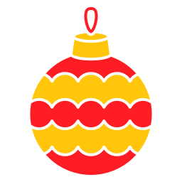 Рождественский шар иконка