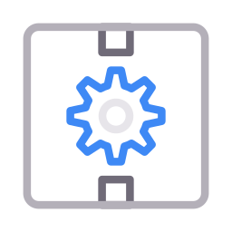 roda dentada Ícone