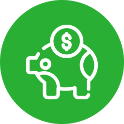 Piggy bank icon