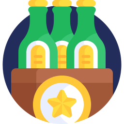 confezione di birra icona