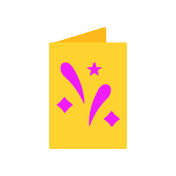 Greeting card icon