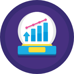 Line chart icon