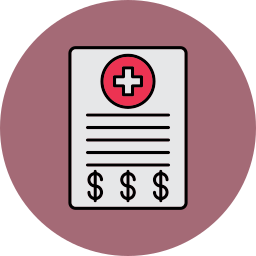 Medical bill icon