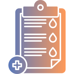 rapport médical Icône