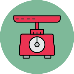 Weighing scale icon