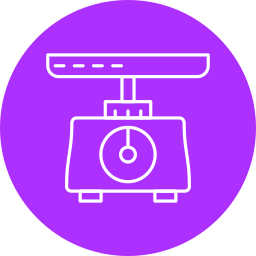 Weighing scale icon