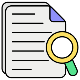 Paper search icon