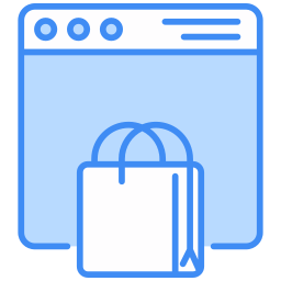 Online shop icon