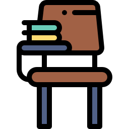Desk chair icon
