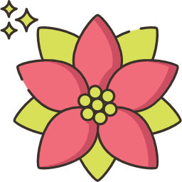 Poinsettia icon