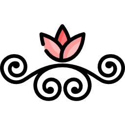 diseño floral icono