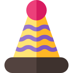 sombrero de fiesta icono