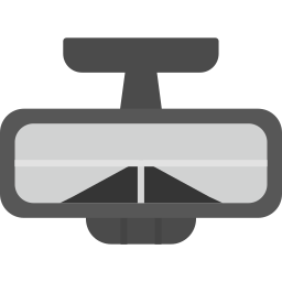 espejo retrovisor icono