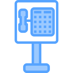 Общественный телефон иконка