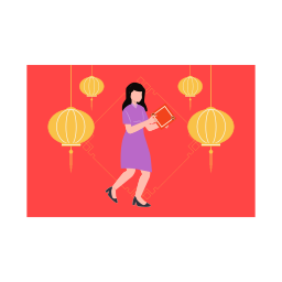 chiński ikona