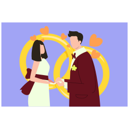 bruiloft icoon
