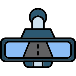 Car mirror icon