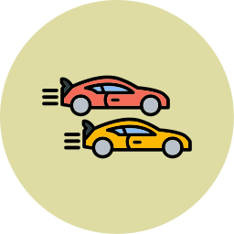 Car race icon