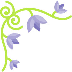 Floral design icon