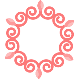 Floral design icon