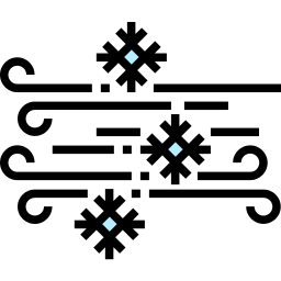 tempête de neige Icône