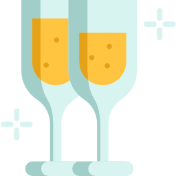 taça de champanhe Ícone