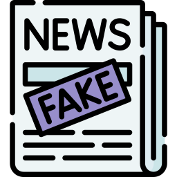 Fake news icon