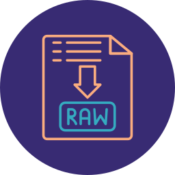 Raw file icon