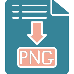format de fichier png Icône