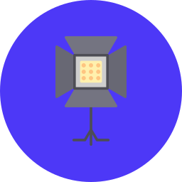 studioverlichting icoon