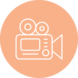 Movie camera icon