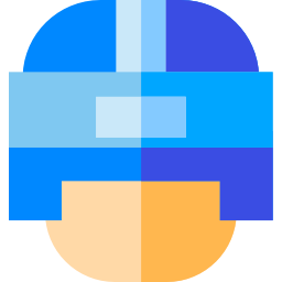 Hockey helmet icon