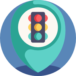 Traffic lights icon