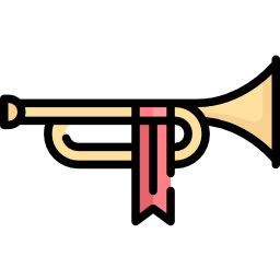 trompettes Icône