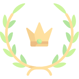 corona di alloro icona